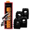 CANopen, 4 loops single-phase Power Meter; includes 100A CT (Inside diameter 16 mm; wire lead 1.8 m) x 4ICP DAS